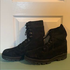 Bates Durashocks Suade Steel Toe (US Navy) Boots